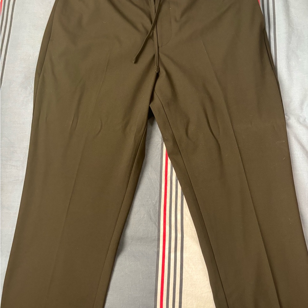 Men's Black Pleated Pants